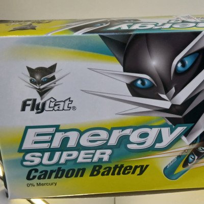 This pack of Flycat Super Energy AA carbon batteries features This pack of Flycat Super Energy AA carbon batteries features